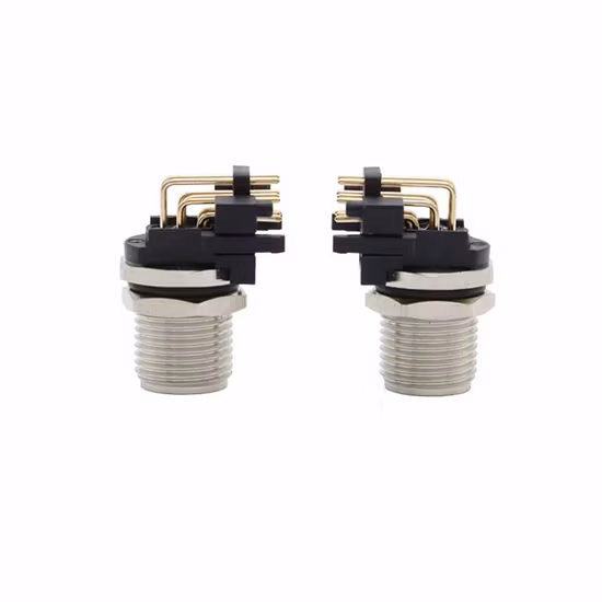 Female Male Straight Angled Moulded Plug Waterproof B Series Cable Connector