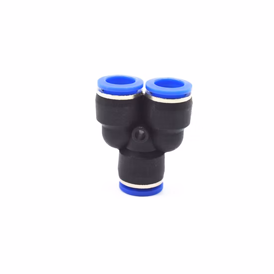 Py Plastic Pneumatic Fitting One Touch 3-Way Air Hose Connector