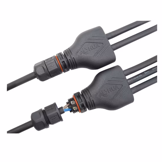 Aohua Street Light Module Screw Type Waterproof Y Connector LED Cable