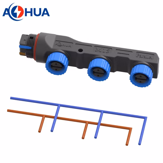 LED Street Light RJ45 Metal Aviation Mudule Cable Connector