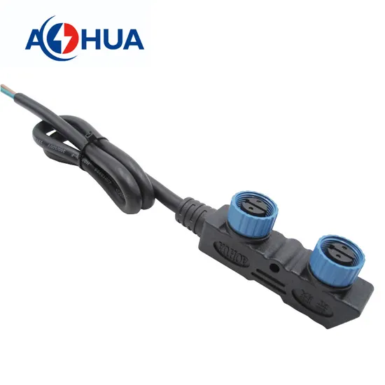 2 3 Pin Standard LED Street Light Cable Waterproof Connector M15